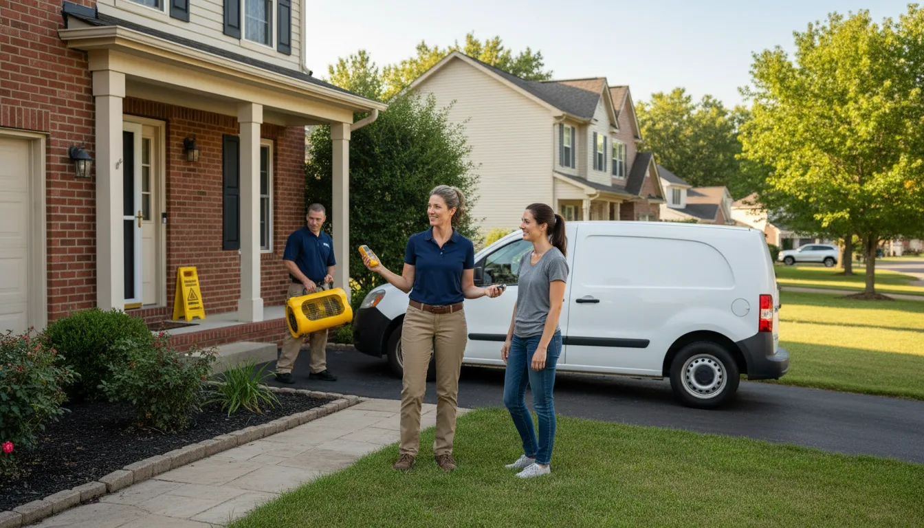 Residential water damage restoration in Andover, NY